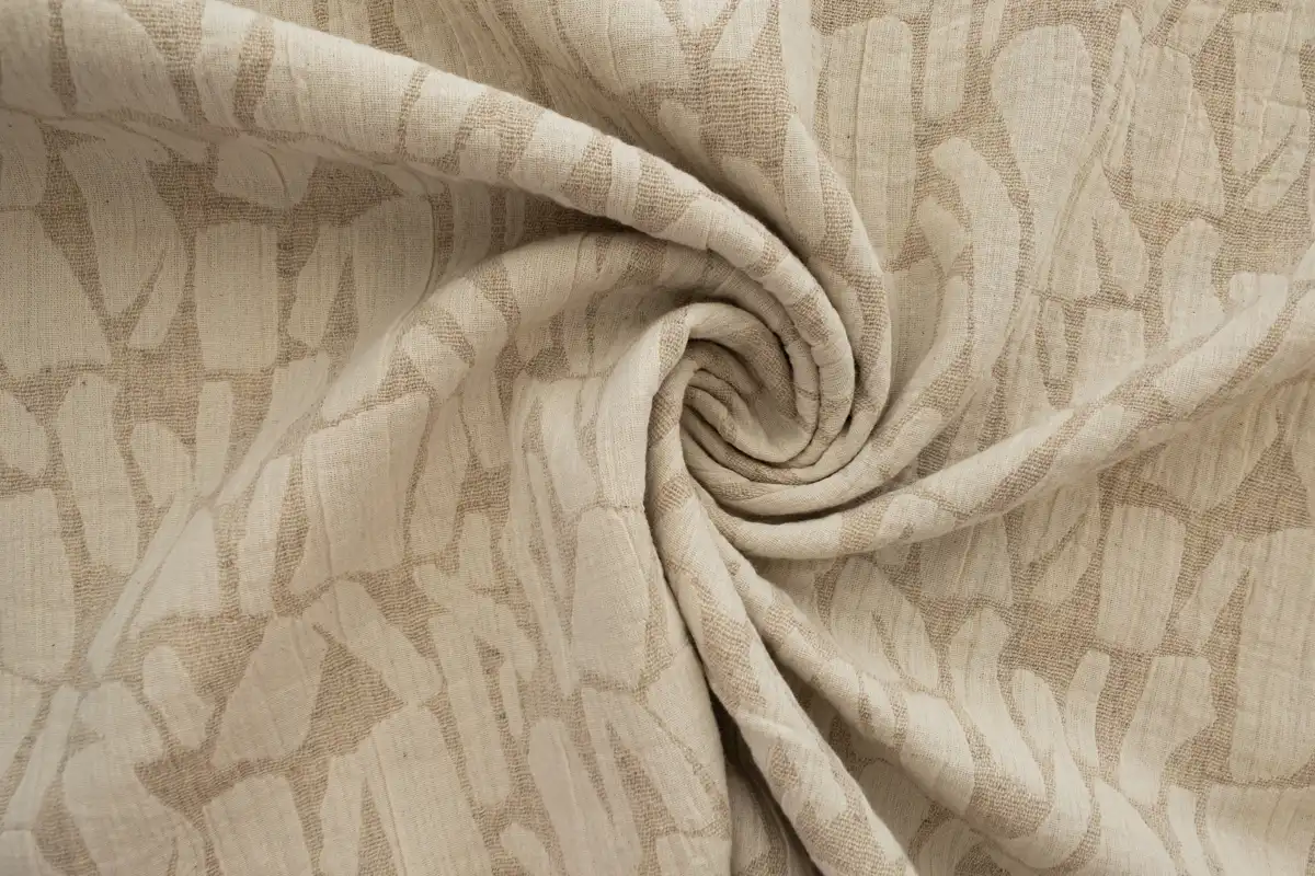 What is the difference between linen jacquard and gauze?